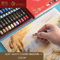 And Stal Strong Chinois Forbidden City Style Art Drawn Crayons 24colors Safity Oil Pastel Crayons pour les enfants peinture